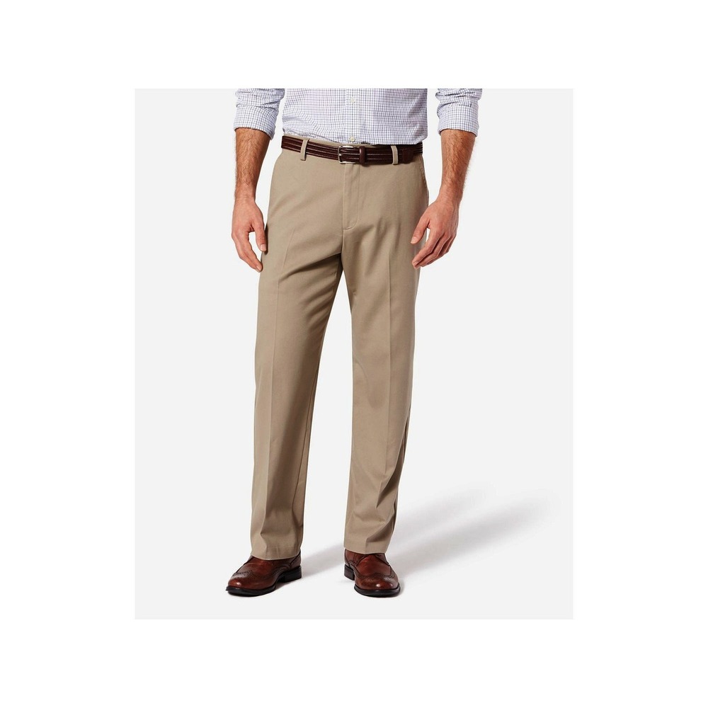 Dockers Easy Khaki 40x29 Men's Relaxed Fit‎ Stretch No Wrinkle Chino Pants Khaki